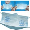 Disposable Face Mask, 3-ply Face masks With Elastic Ear loops,