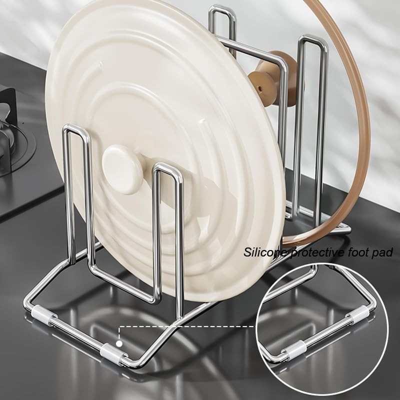 Cutting Board Holder Stainless Steel Wire Chopping Board Stand Cutting