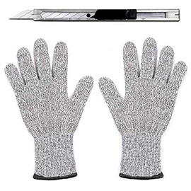 VViViD Cut Resistant Vinyl Wrapping Gloves With Stainless Steel Precision Knife Kit