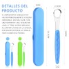 Limpiador de Lengua Acero Inoxidable con Estuche de Transporte. Raspador