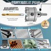 Zeliceka TCT 14 pcs Carbide Hole Saw Kit for Hard