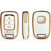 TAPAYICA for Honda Key Fob Cover Gold Keychain TPU Key