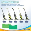 KEEPOW Reusable Vacmop Replacement Pads Compatible with Shark Vac Mop