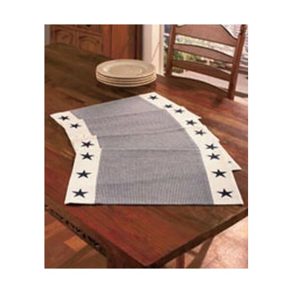 Unbranded 4 Country Primitive Lone Star Dining Table Placemat Set