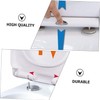 YQkangzhu 4 Pcs Toilet Seat Hinge Fixing, Quick Release Top