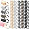 100 PCS Key Fob Hardware, 1 Inch Keychain Hardware with