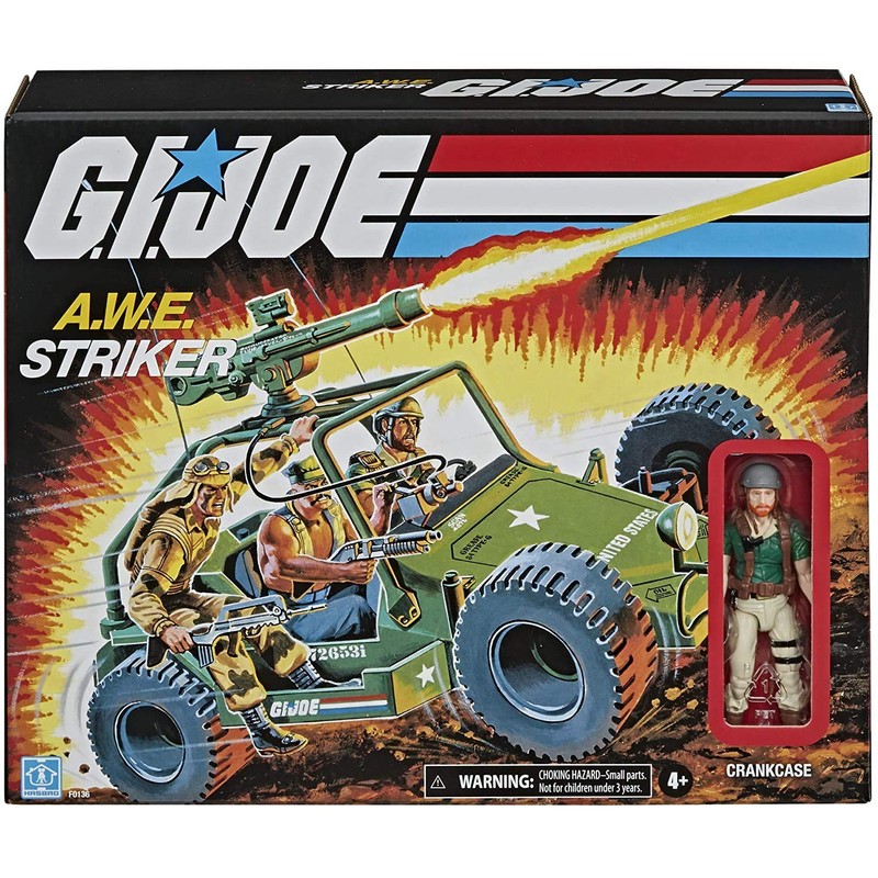 Hasbro G.I. Joe Retro A.W.E. Striker Exclusive Vehicle with 3.75-Inch