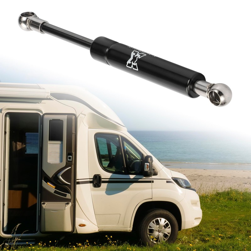 X AUTOHAUX 1pcs 8" 22lb/100N Black Lift Support Strut Shock