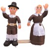 Air Blown Inflatable 4' Thanksgiving Pilgrim Amish Man and Woman