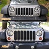 7PCS Front Grill Mesh Inserts for Jeep Wrangler JK JKU