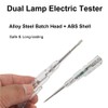 4PCS Voltage Pen Flat Screwdriver, Length 125mm, 2 in 1