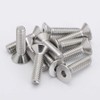 1/4-20 x 3/4" Flat Head Socket Cap Screws, Allen Socket