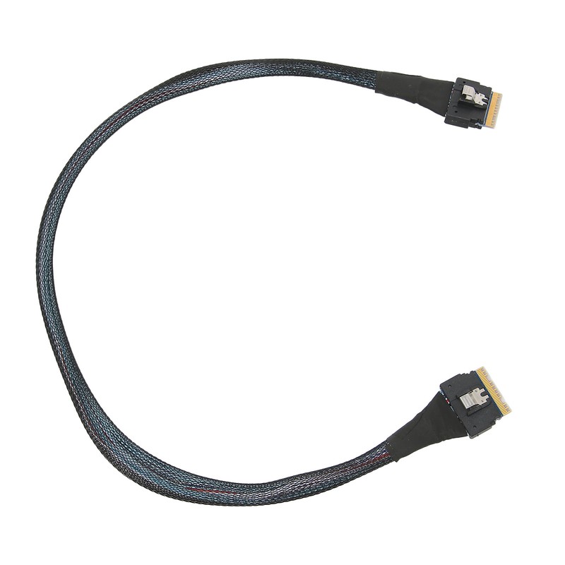 Data Transmission Cable Slim SAS SFF‑8654 8i to SFF‑8654 8i