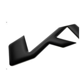 BDTrims Domed 3D Raised Letters Compatible with Telluride 2022-2023 Front & Rear Sets (Matte Black)