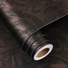 FunStick Bronze Black Concrete Wallpaper Peel and Stick Textured Metallic