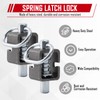 SPARKWHIZ Spring Latch Lock, Weld-On Spring Latch Assembly, Trailer Gate
