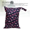 Diaper Bag Storage Pouch Waterproof Polyester Reusable Dual Zippers Diaper