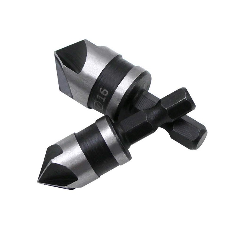 Leful 3 pcs 1/4 Inch Hex Shank, Countersink Drill Bit