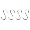 Garosa 4pcs S Ganchos de Acero Inoxidable ganchos en forma