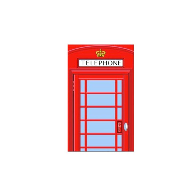 Elgate London Red Telephone Box Tea Towel - British Souvenir