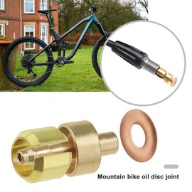 VGOL 4 Sets Bicycle Brake Olive Insert Compatible with Hope Brake Hoses Mountain Bike Disc Brake Olive and Insert Pack Brake Line Olive Connector Insert Replacement