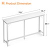 ODK 71 Inch Bar Table, Bar Height Pub Table, Counter