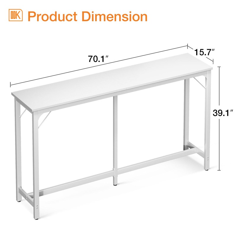 ODK 71 Inch Bar Table, Bar Height Pub Table, Counter
