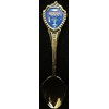 Artist Unknown Oregon (OR) Souvenir Spoon - 3.5" Shield-shaped, Silver
