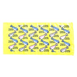 Okutani Corporation Oekaki-san Series Face Towel, Sakabanba Spisu, 100% Cotton