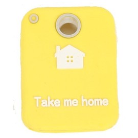 LIP2003 Dog Tag Tag Holder [Tag Case] [Accessories] (lemon) Dog Dog Pet Stag Tag Vaccination Tag Nameplate Anti-lost Oval Tag Strap Earphone Jack