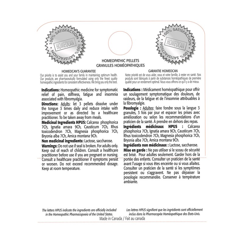 Fibromyalgia Symptoms | Combination Pellets 4 g