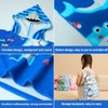 BITOYO Bath Poncho with Hood, Extra Large Towel Kids Microfibre