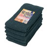 Ace AG1365 Commercial Towels, Long Length, Set of 5, Black,