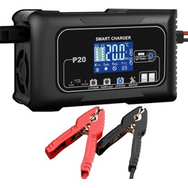 AMP 20-Amp Smart Battery Charger,12V/20