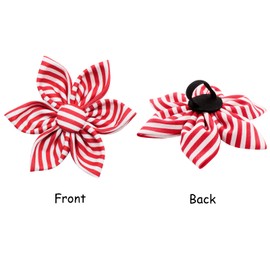 Lionet Paws Dog Collar with Flower, Soft and Comfortable, Adjustable Collar for Medium Dogs Girl, Neck 13.5-22 inches