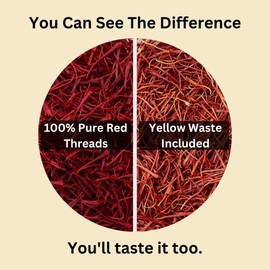 Herati Saffron Super Negin Grade 1 Threads 3 Grams Glass Bottle, Award Winning Afghan Saffron Direct From Farm, Hand Harvested Pure All Red Threads For Tea Paella Rice Biryani Golden Milk