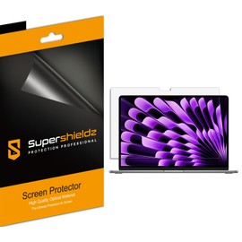 Supershieldz (3 Pack) Designed for Macbook Air 15 inch (M4/M3/M2 Chip, 2023-2025) Screen Protector, High Definition Clear Shield (PET)