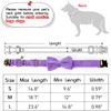 NISIYE Dog Bowtie Collars, Cute Soft Velvet Dog Collar with