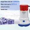 HUIXHAO Bilge Pump 12 V 1500 GPH Boat Bilge Water