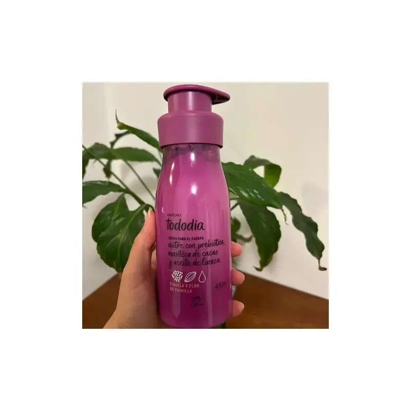 Crema Hidratante Corporal Natura Tododia Ciruela Y Flor De Vainilla