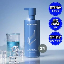 Mainoxell 마이녹셀 댄드러프 스칼프 쿨링 샴푸 480ml 3개 MyNoxel Dandruff Scalp Cooling Shampoo 480ml 3 Pack