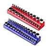 3/8 Inch Magnetic Socket Organizer, NOEAIKE 2-Pack Metric &SAE Socket