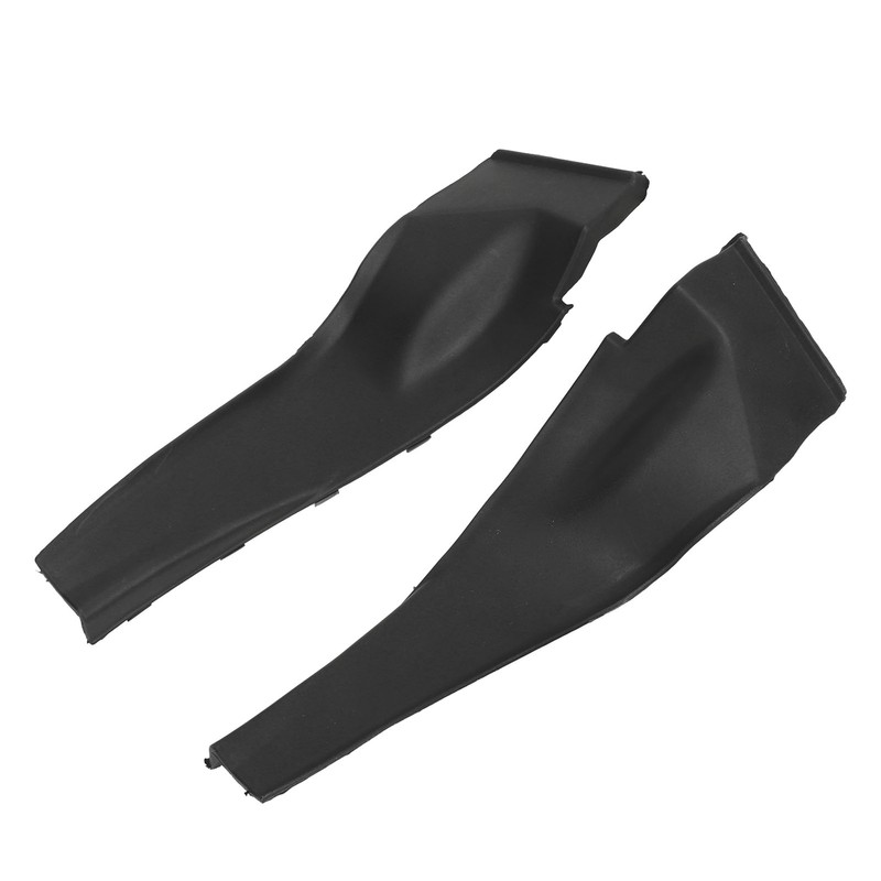 1Pair Front Cowl Extension Trim Cover Black Left Right Windshield