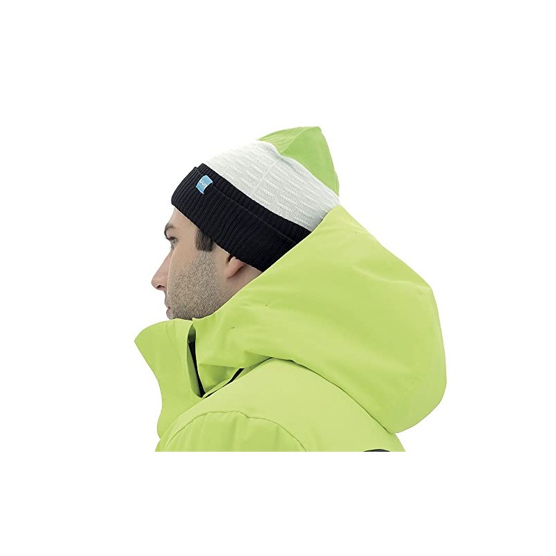 UYN O102133 NATYON FLAG Hat Unisex Black/White/Kiwi Colada UNI