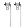 2 Pack Exhaust Hanger rod Stainless Steel 90 Degree Bent