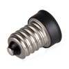 (15-Pack)SpiritLED E14 to E12 Socket Adapter,Converts European E14 base to