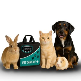 35 Piece Pet First Aid Kit - Animal Care Kit with Medical & Emergency Supplies for Dogs, Cats, & Small Animals - Compact Travel-Ready Bag for Home, Outdoor, Car & Adventure Use