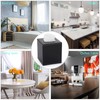 BTSKY PU Leather Household Office Cube Square Tissue Paper Holder