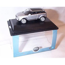 Oxford indus silver LAND R0VER RANGE R0VER evoque car 1.76 railway scale diecast model