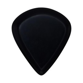 Exotic Plectrums Black Obsidian Volcanic Glass Stone Guitar Or Bass Pick - 3.0 mm Ultra Heavy Gauge - Jazz XL Shape - Specialty Handmade Gemstone Exotic Plectrum - 3 Pack